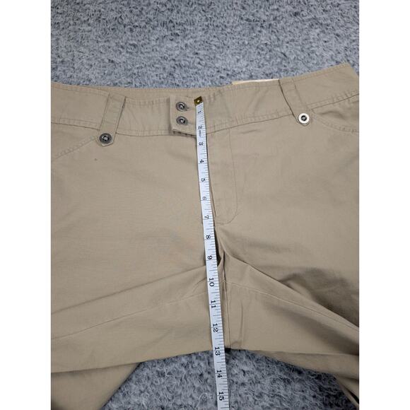 Dockers Pants Womens 16 Beige Classiccore Preppy Cropped Casual Normcore Work - Picture 6 of 9